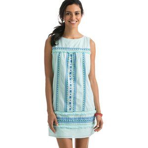 Vineyard Vines Embroidered Shift Dress NWOT